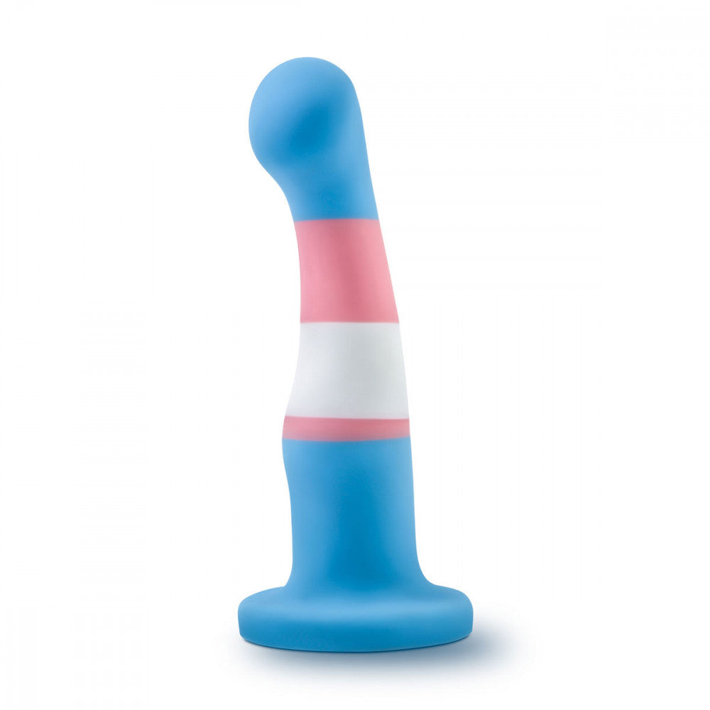 Blush Avant P2 Trans Pride Silicone Dong - True Blue