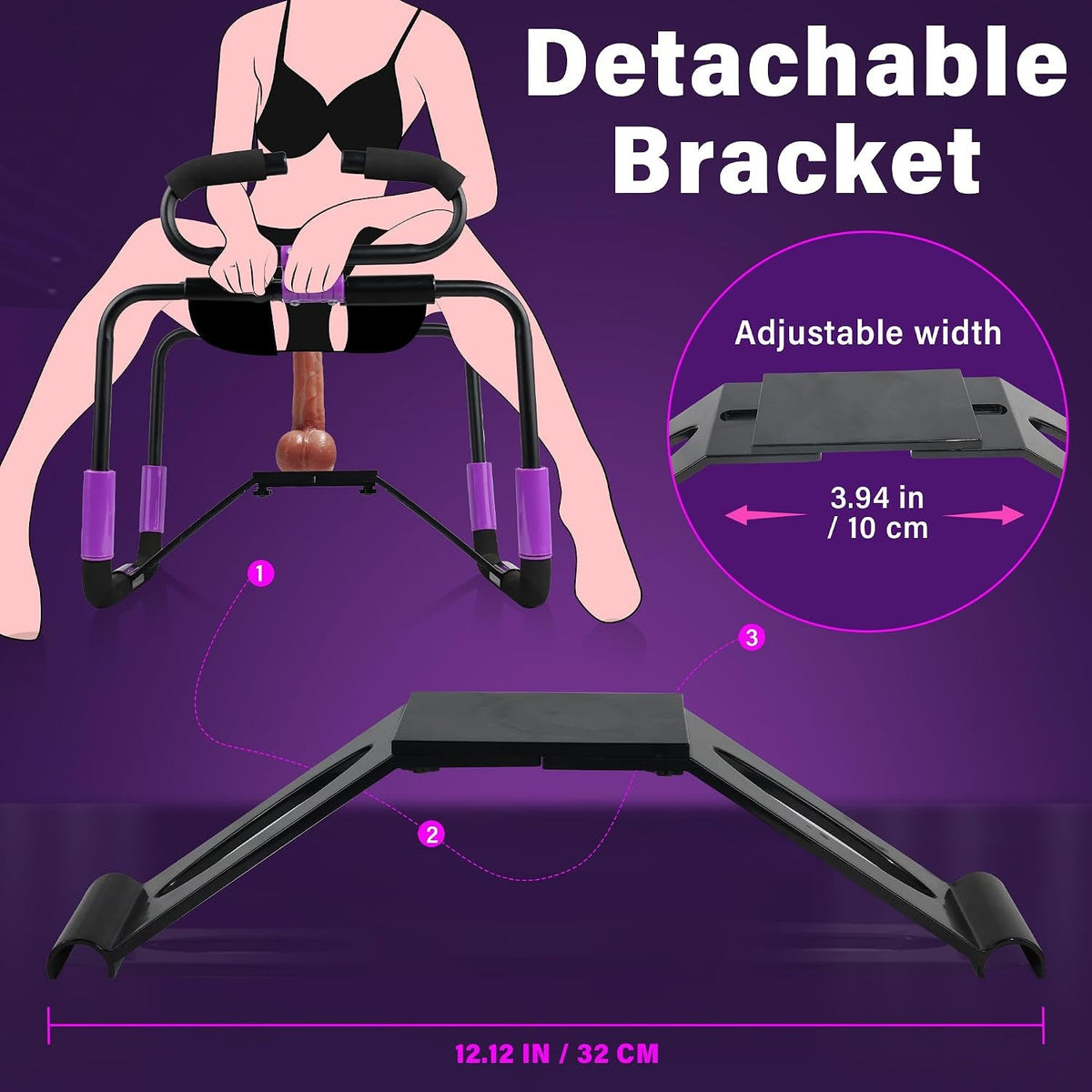 SirenPerch Foldable Sex Chair with Thrusting Dildo & Remote