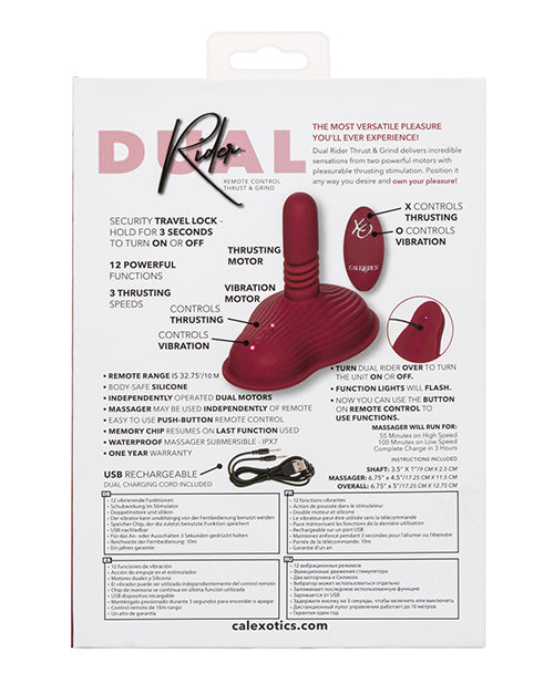 Dual Rider Remote Control Thrust & Grind - Red
