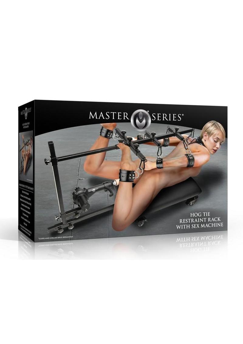 Master Series Hog Tie Restraint Rack with Sex Machine