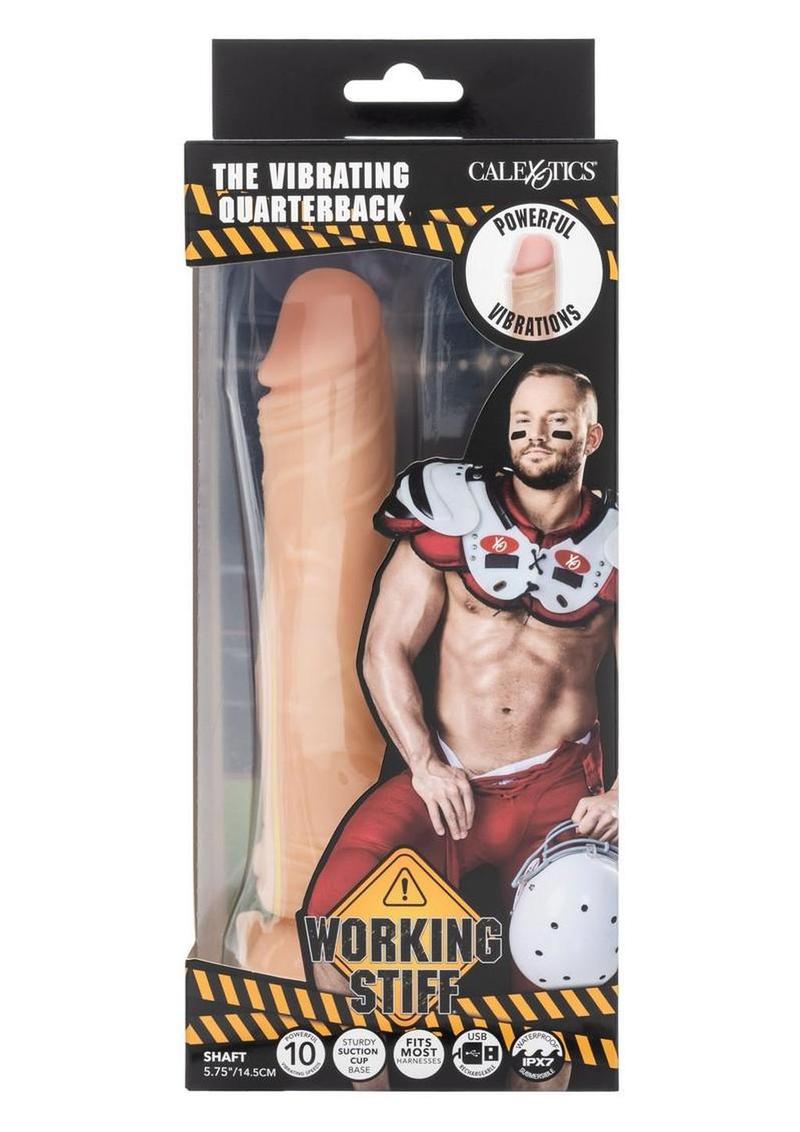 The Vibrating Quarterback Rechargeable Dildo
