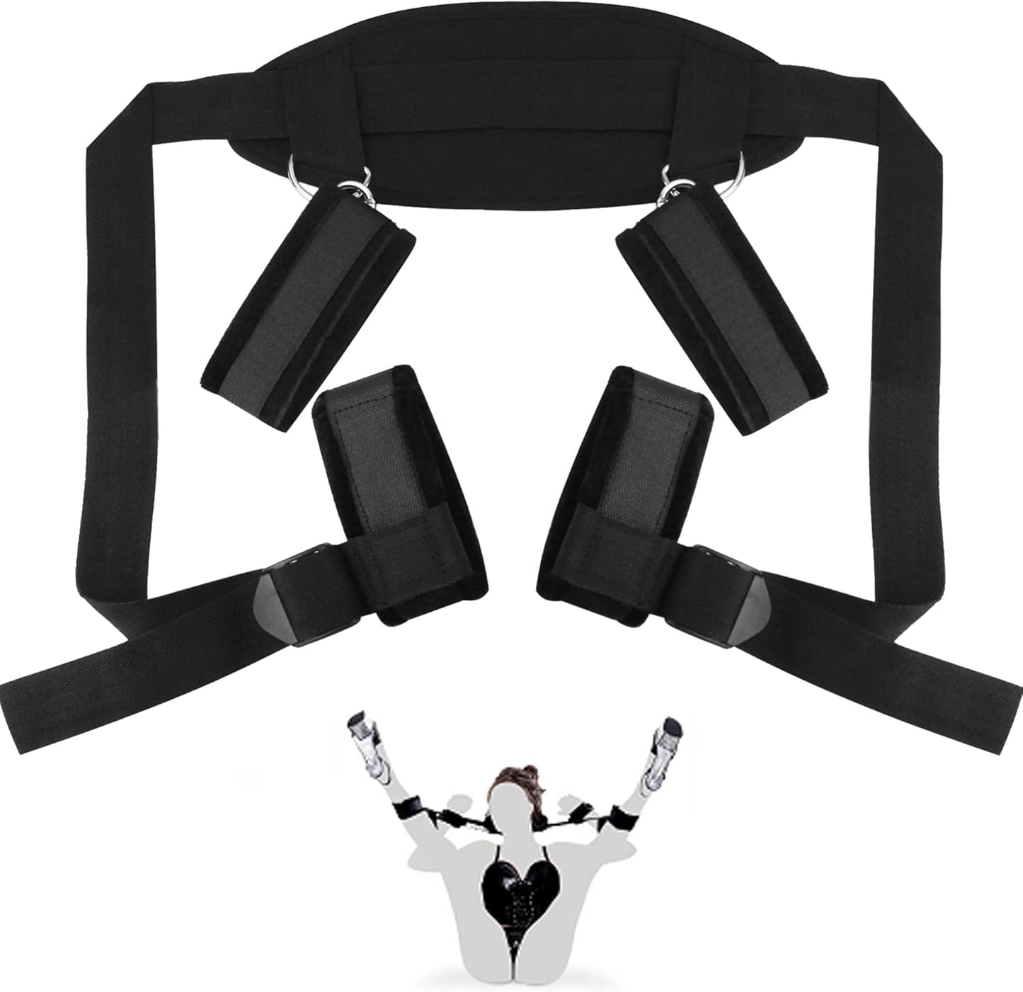 CoreLift BDSM Sling Restraint Kit Hand Ankle Strap