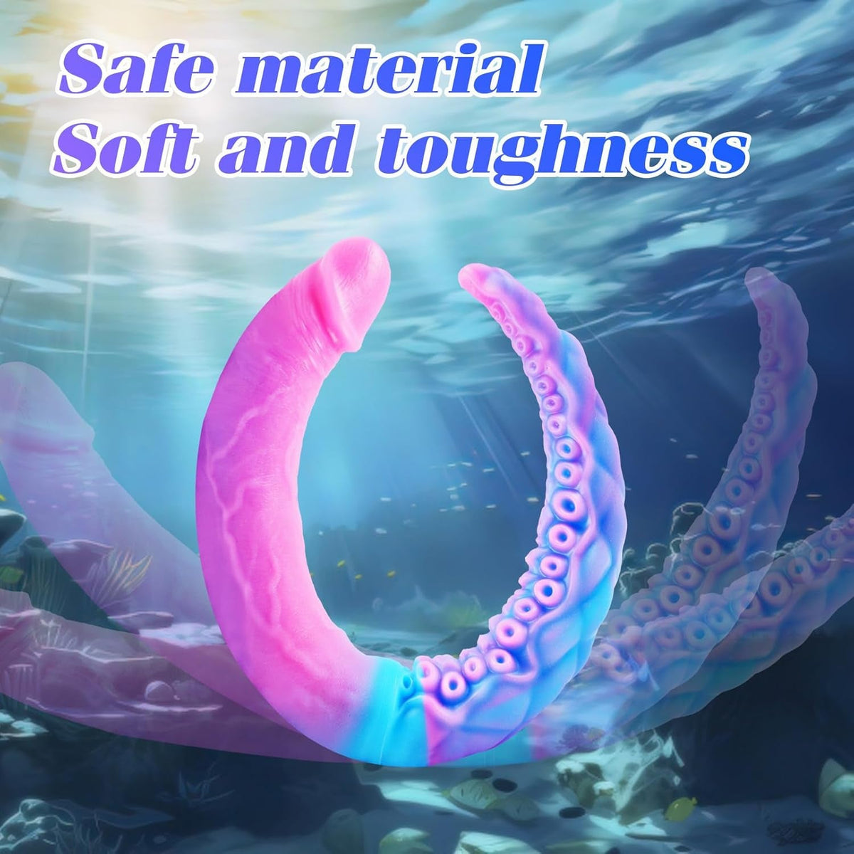 TentraMorph 20.5” Tentacle Double-Ended Dildo Silicone Toy