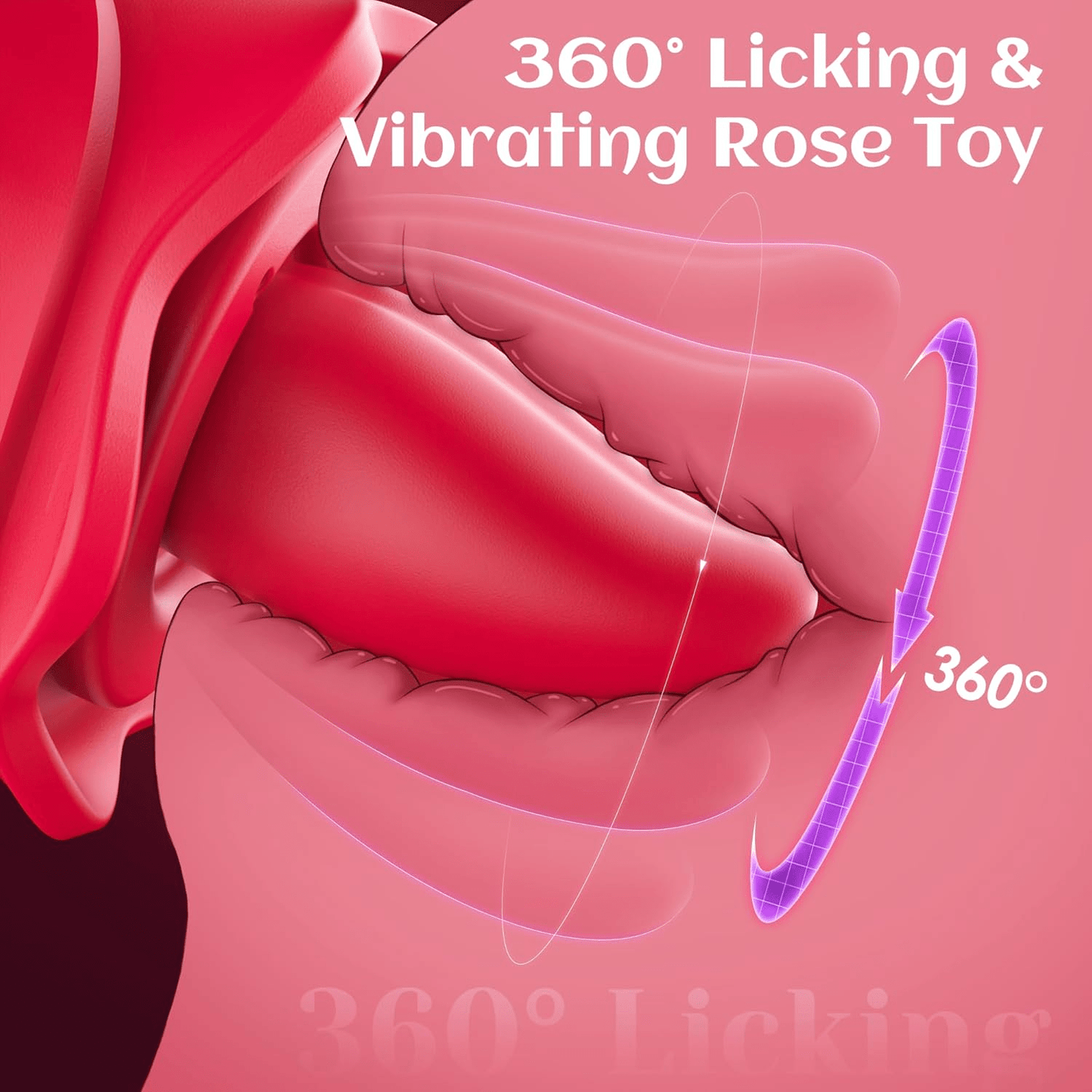 VelmoraR AI Rose Vibrator 7 Suction 10 Licking Modes