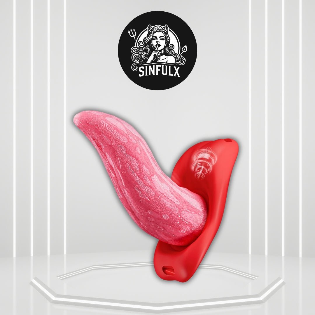 LushTongue Wearable Tongue Vibrator App Control 9 Modes