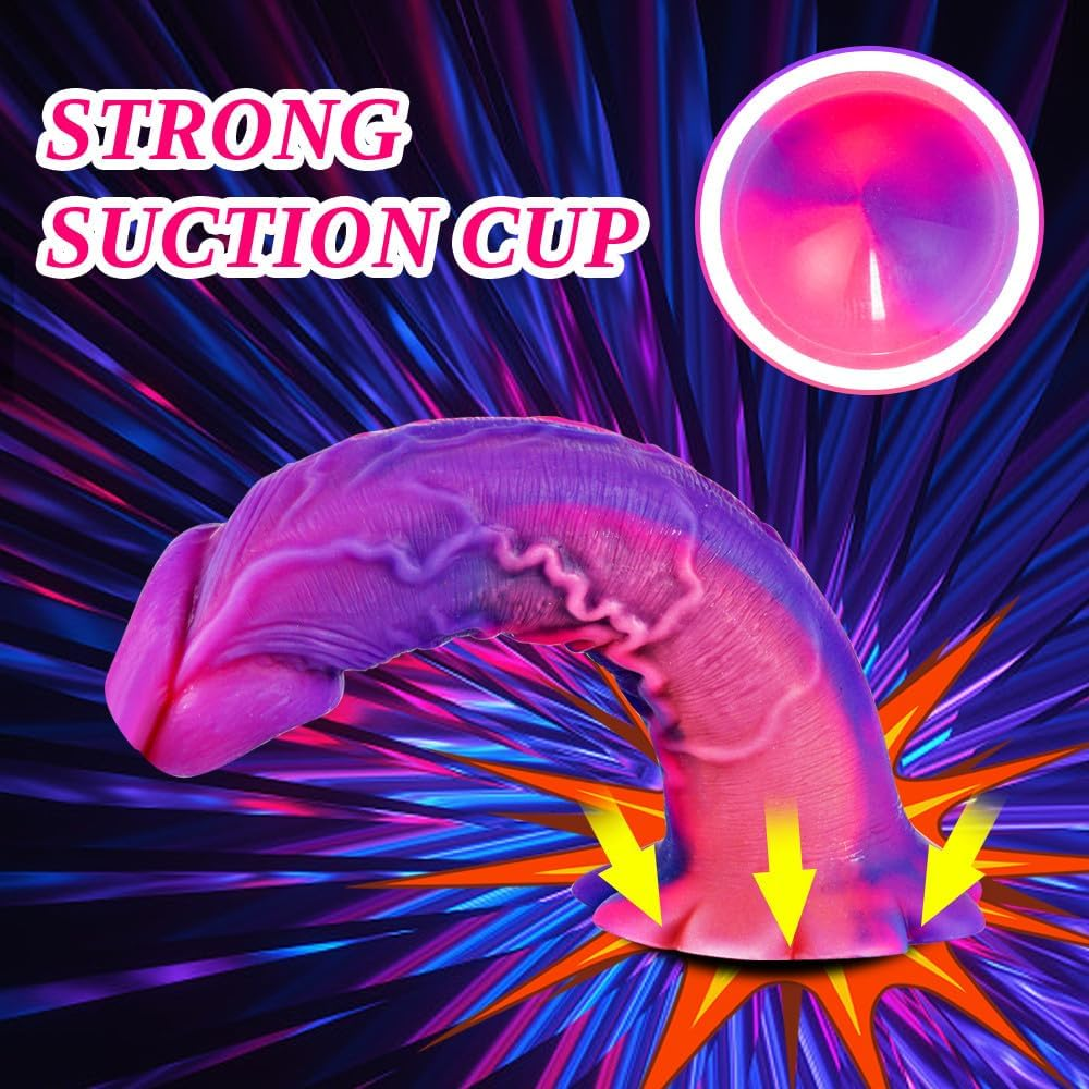 TwinPop 14” Double-Ended Dildo Suction Cup Silicone Set