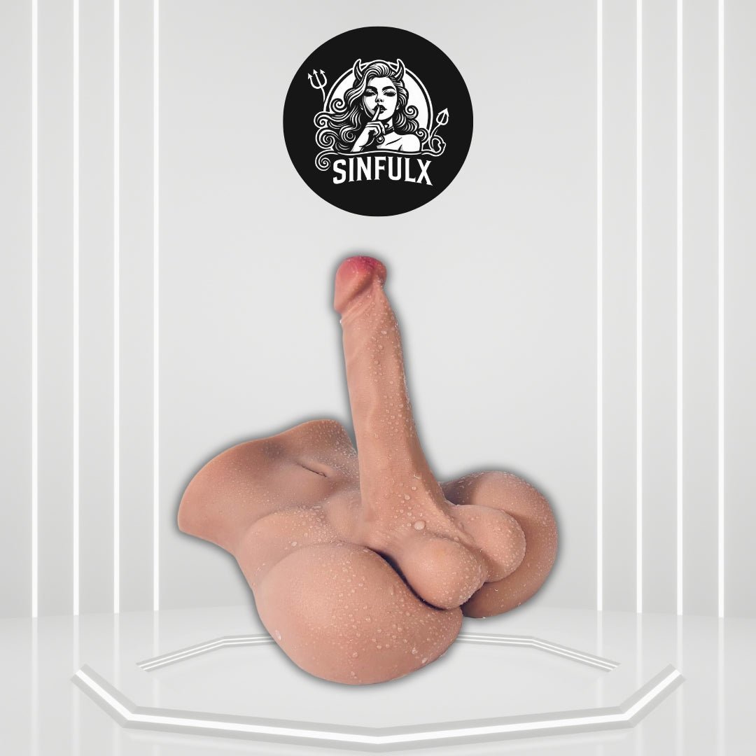 VelriX Male Sex Doll Torso Stable Base Flexible Dildo