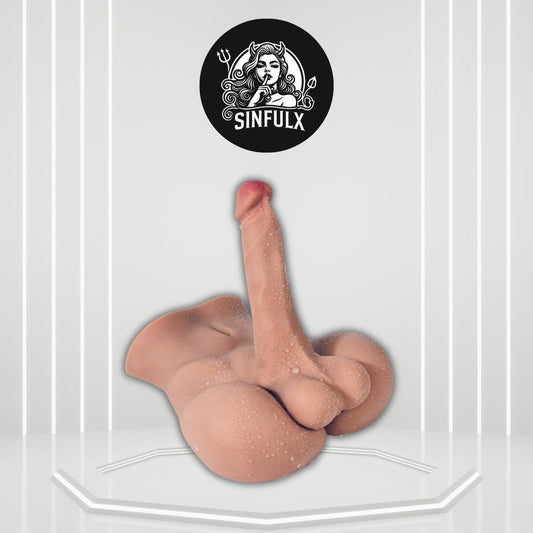 VelriX Male Sex Doll Torso Stable Base Flexible Dildo