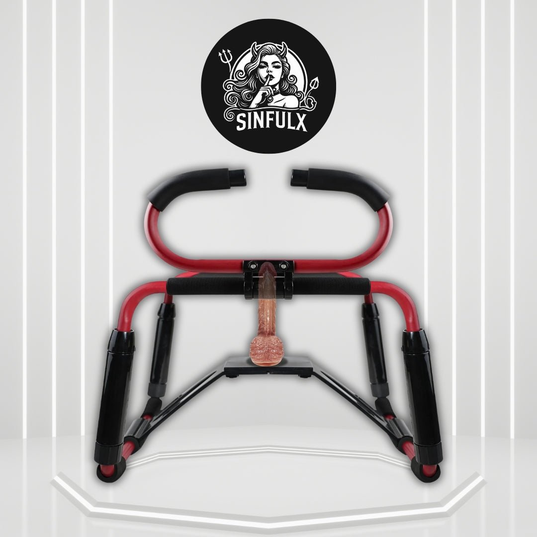 CrimsonVice Sex Chair | 500lb Support Bench with 8in Dildo