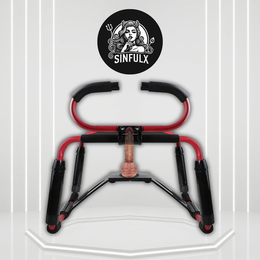 CrimsonVice Sex Chair | 500lb Support Bench with 8in Dildo