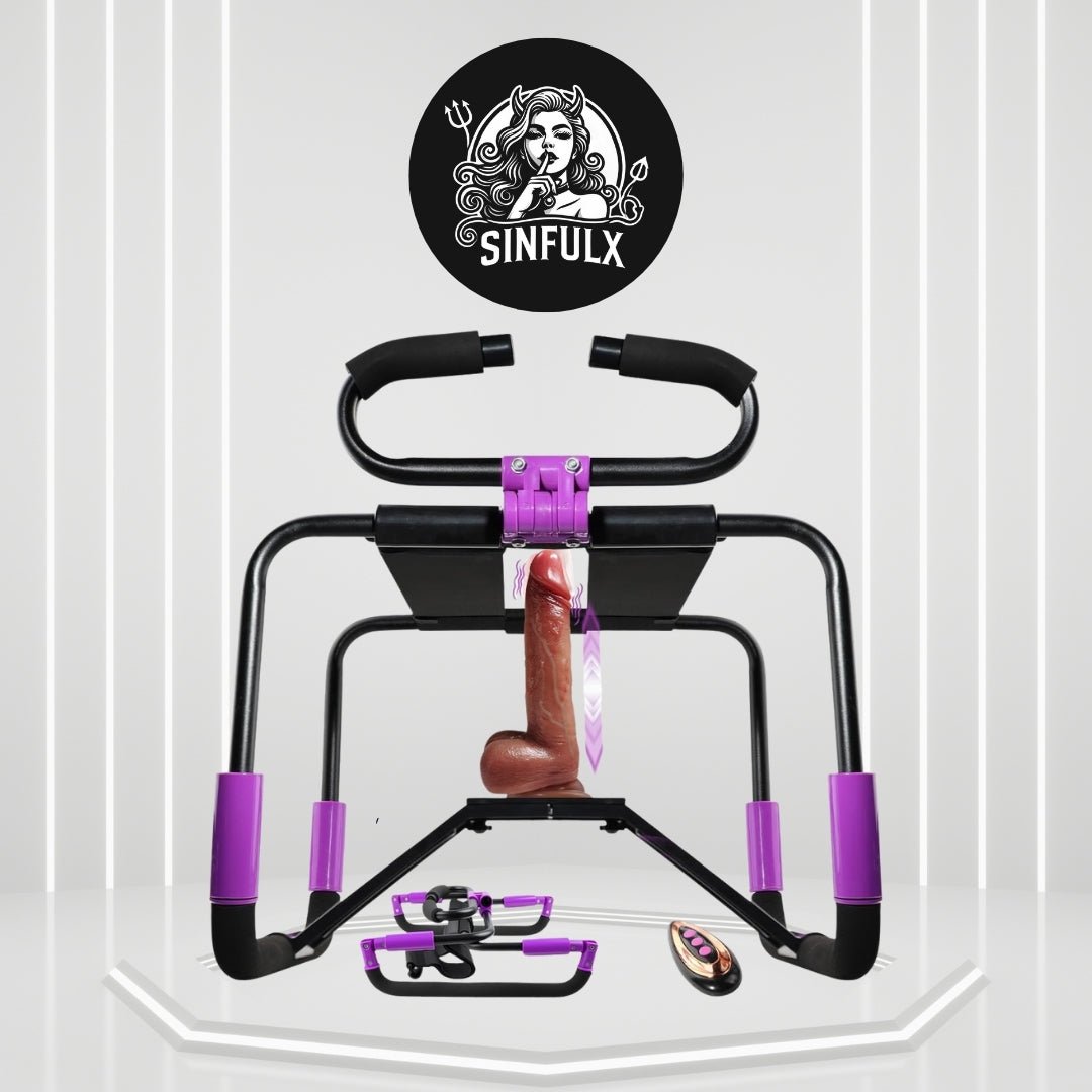 SirenPerch Foldable Sex Chair with Thrusting Dildo & Remote