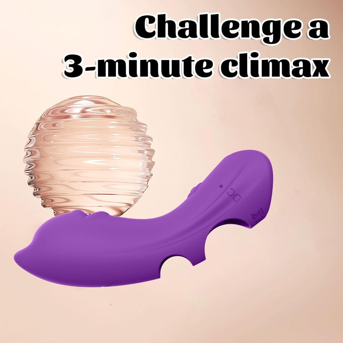 KittyCurve Cat Finger Vibrator 10 Modes Waterproof Purple