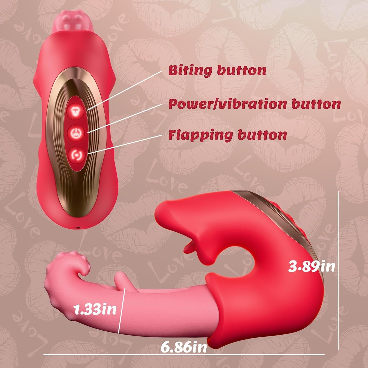 ClampaWave 3-in-1 G-Spot Vibrator Flapping Clamping 10 Modes