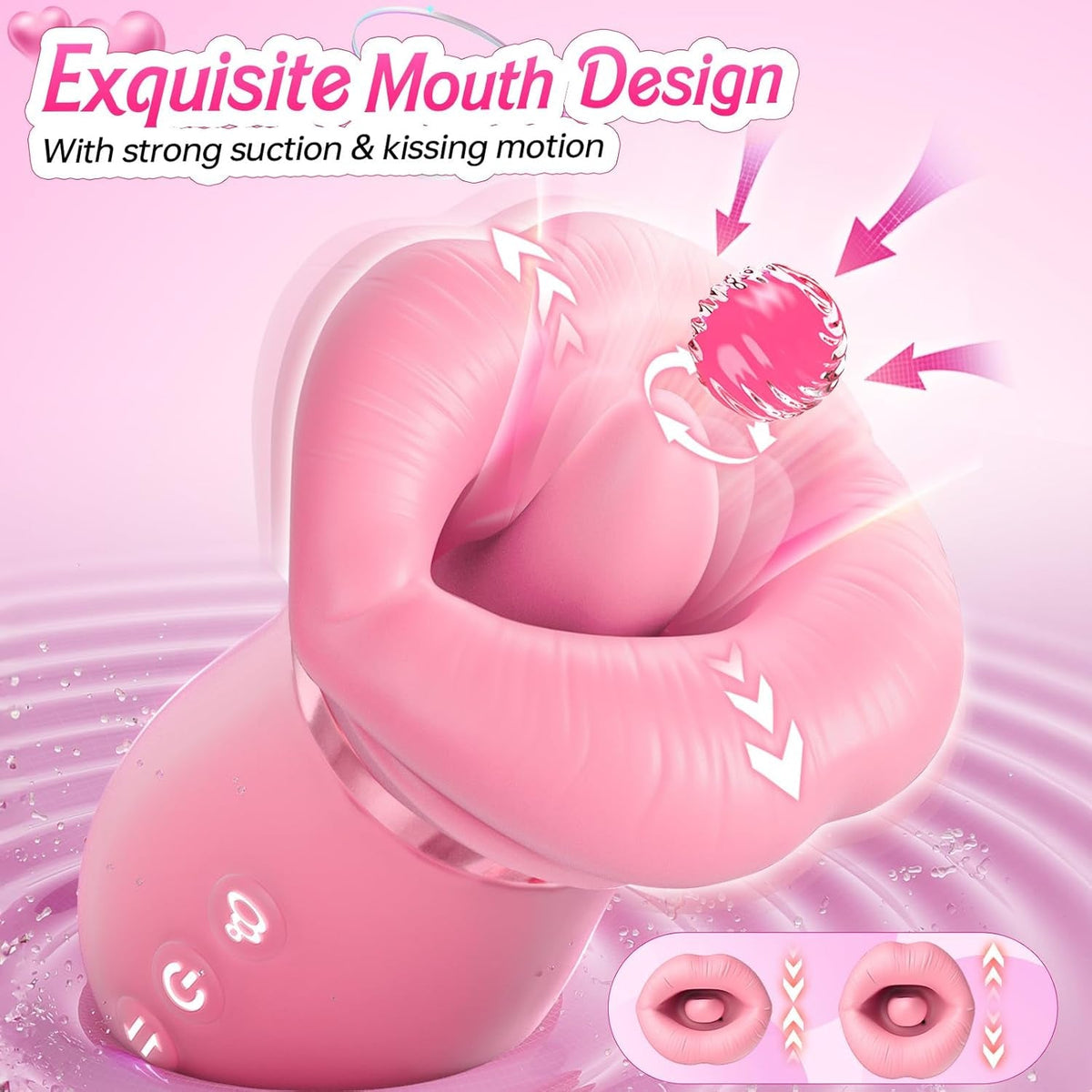 NoctelleX AI Mouth Clit Sucker Wand App Waterproof Quiet