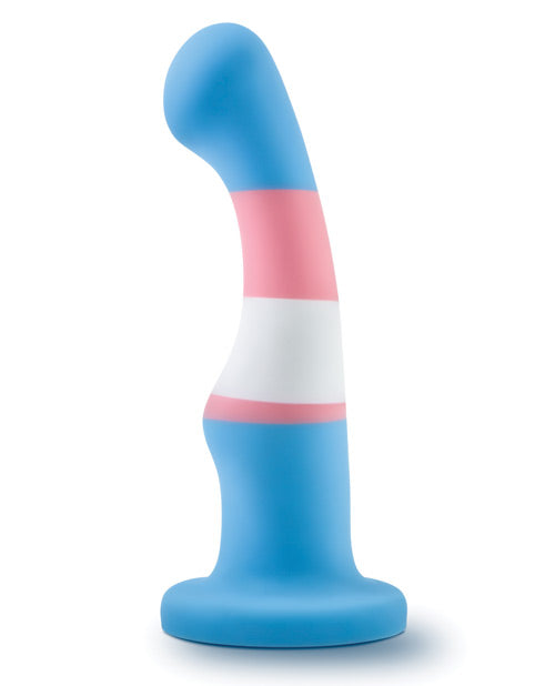 Blush Avant P2 Trans Pride Silicone Dong - True Blue
