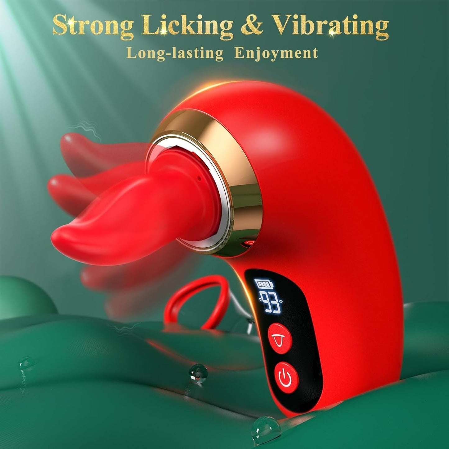 SilqueSync AI Rose Wand App Clitoral Sucker LCD Waterproof