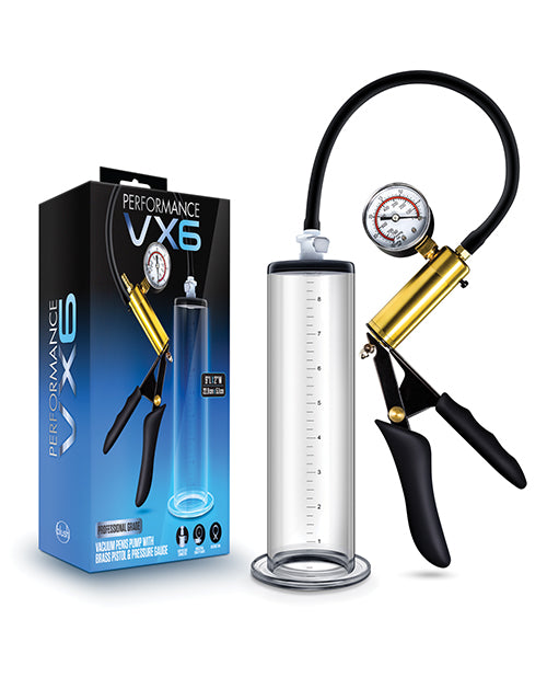 Performance VX6 Vacuum Penis Pump - Clear