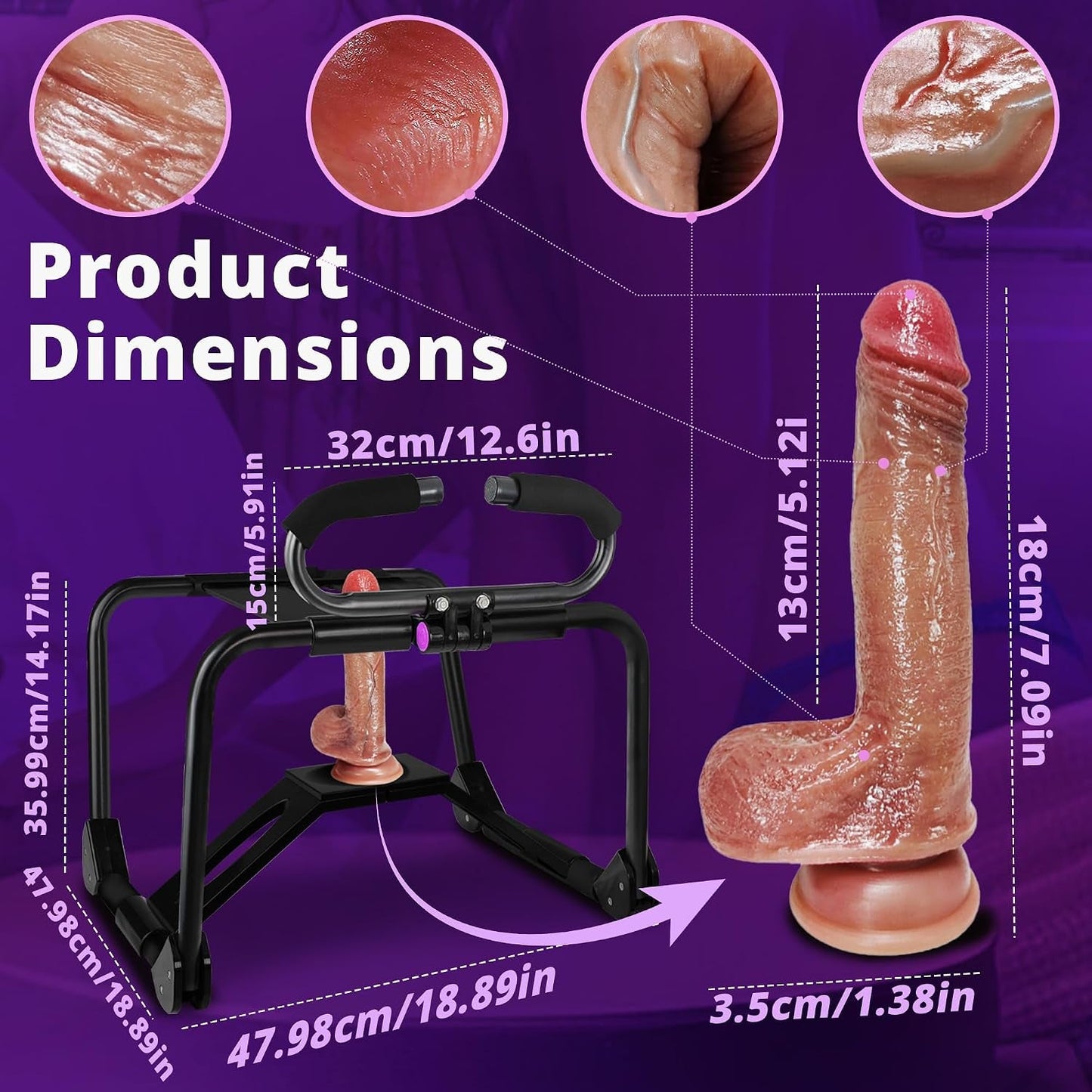 ErosSling Foldable Sex Chair & Toy Mount