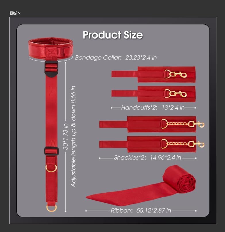 TwilightBind Bondage Collar BDSM Restraints