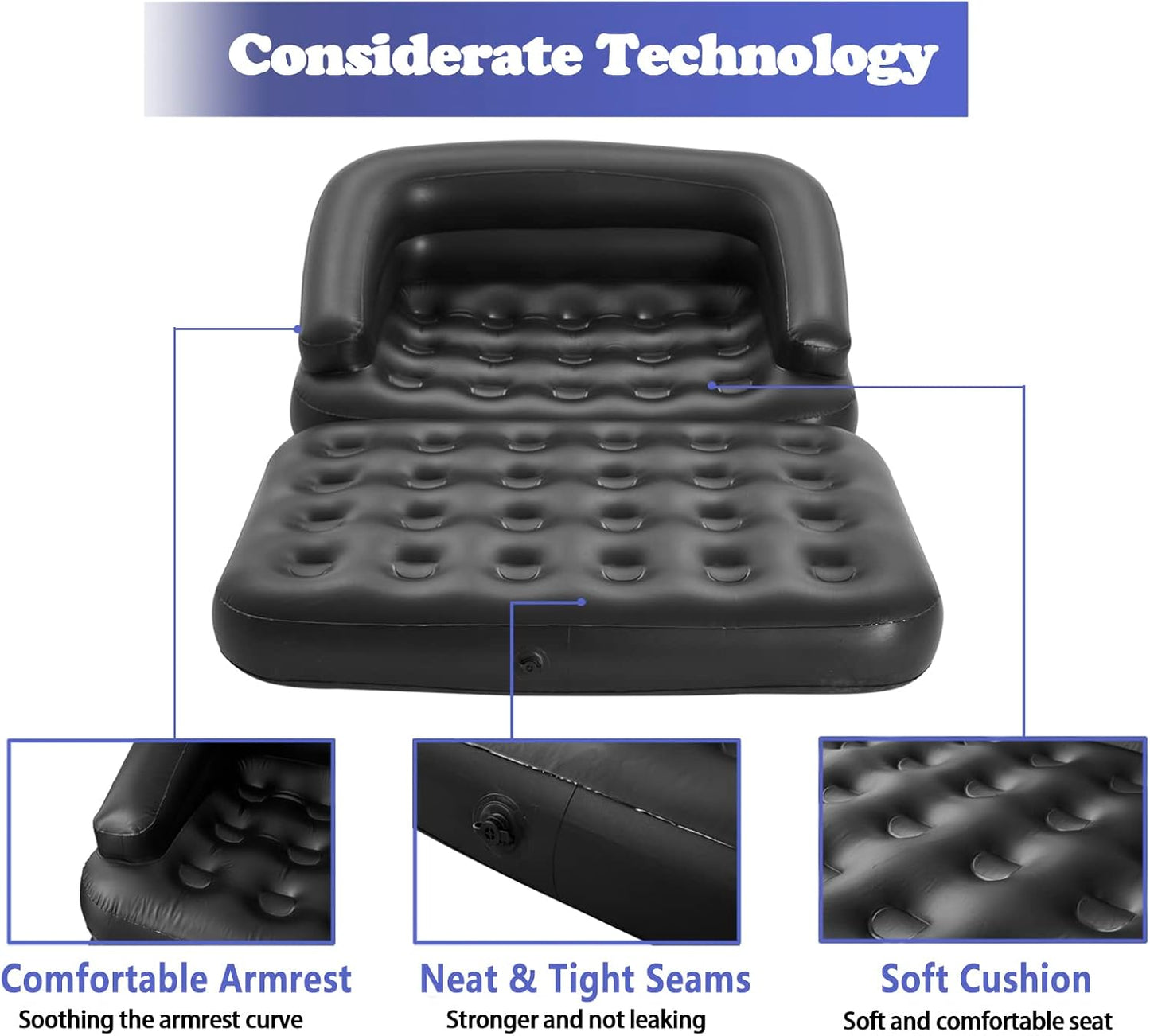 LoversNest Inflatable 2-in-1 Sex Position Couch & Sofa