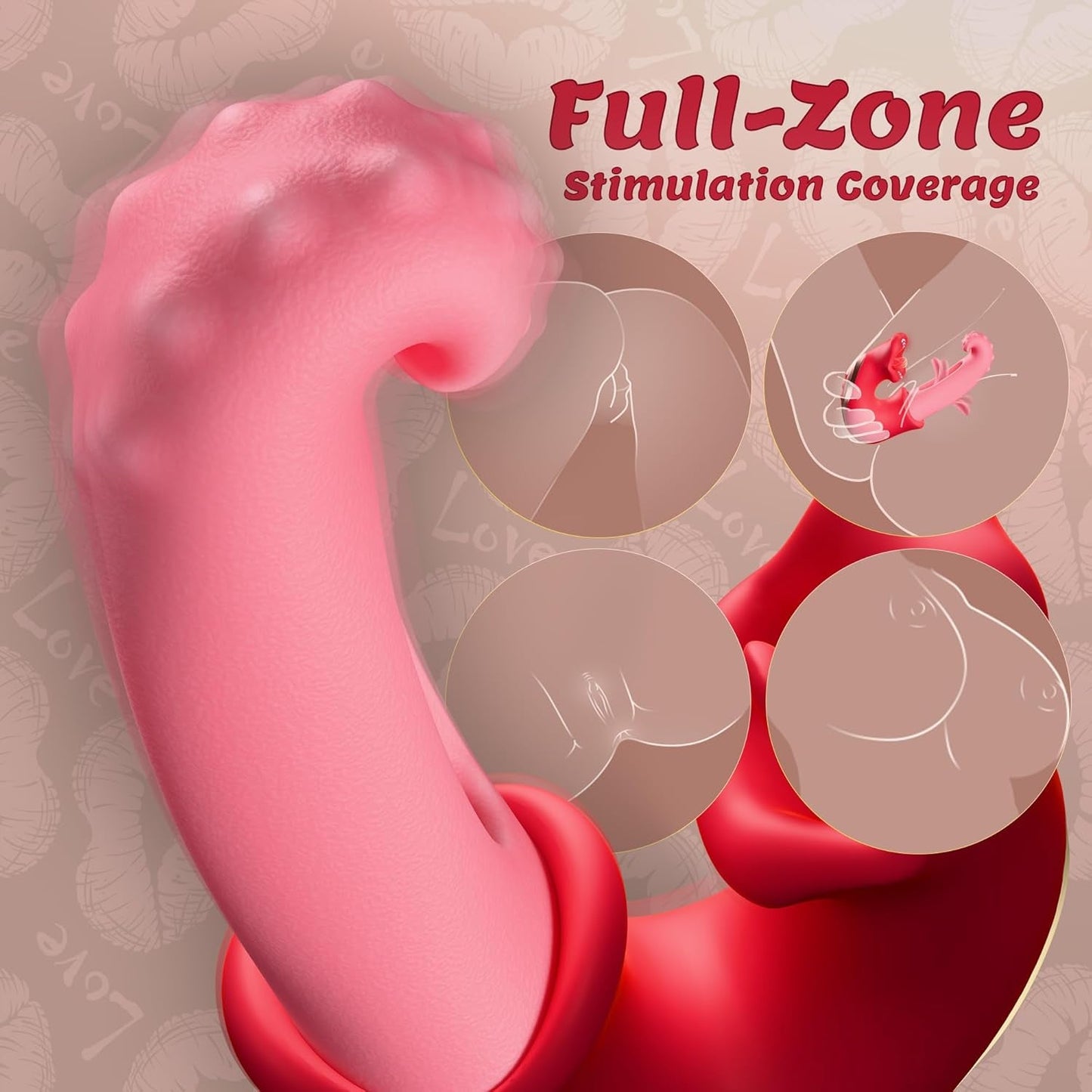 ClampaWave 3-in-1 G-Spot Vibrator Flapping Clamping 10 Modes