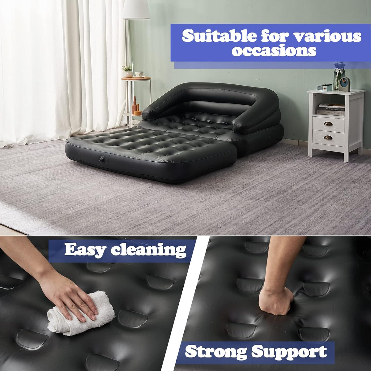 LoversNest Inflatable 2-in-1 Sex Position Couch & Sofa