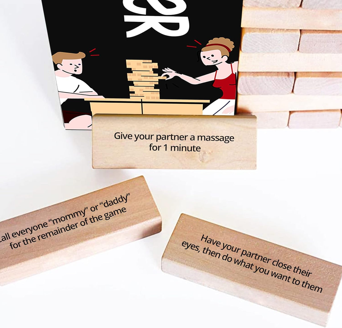 Exciting & Steamy Stacking Block Couples Game