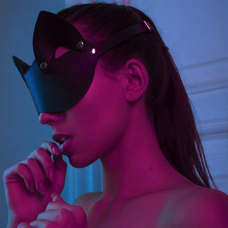 Punk Style Personality Blindfold Bunny Ears Mask
