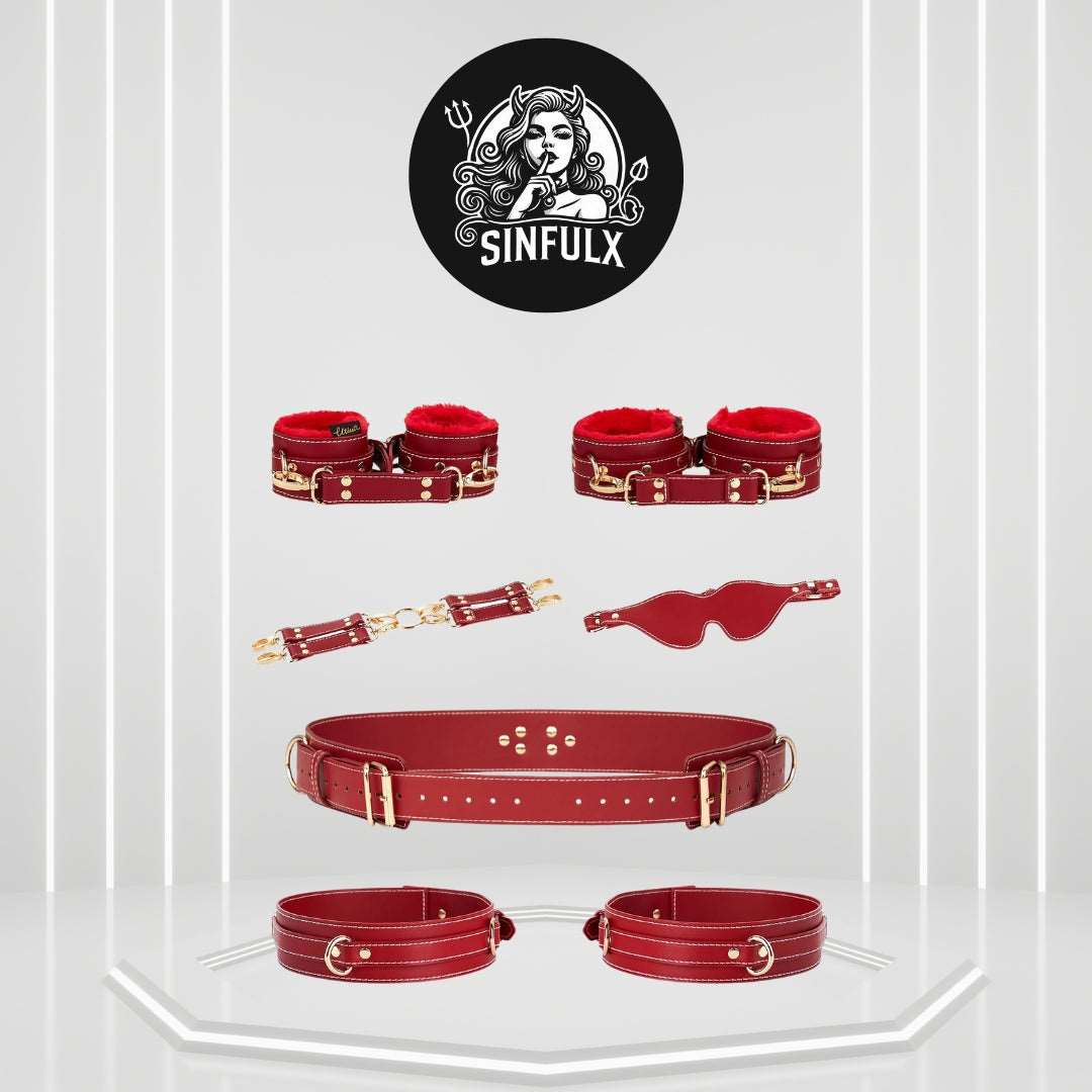 6-Piece Complete BDSM Restraint Set