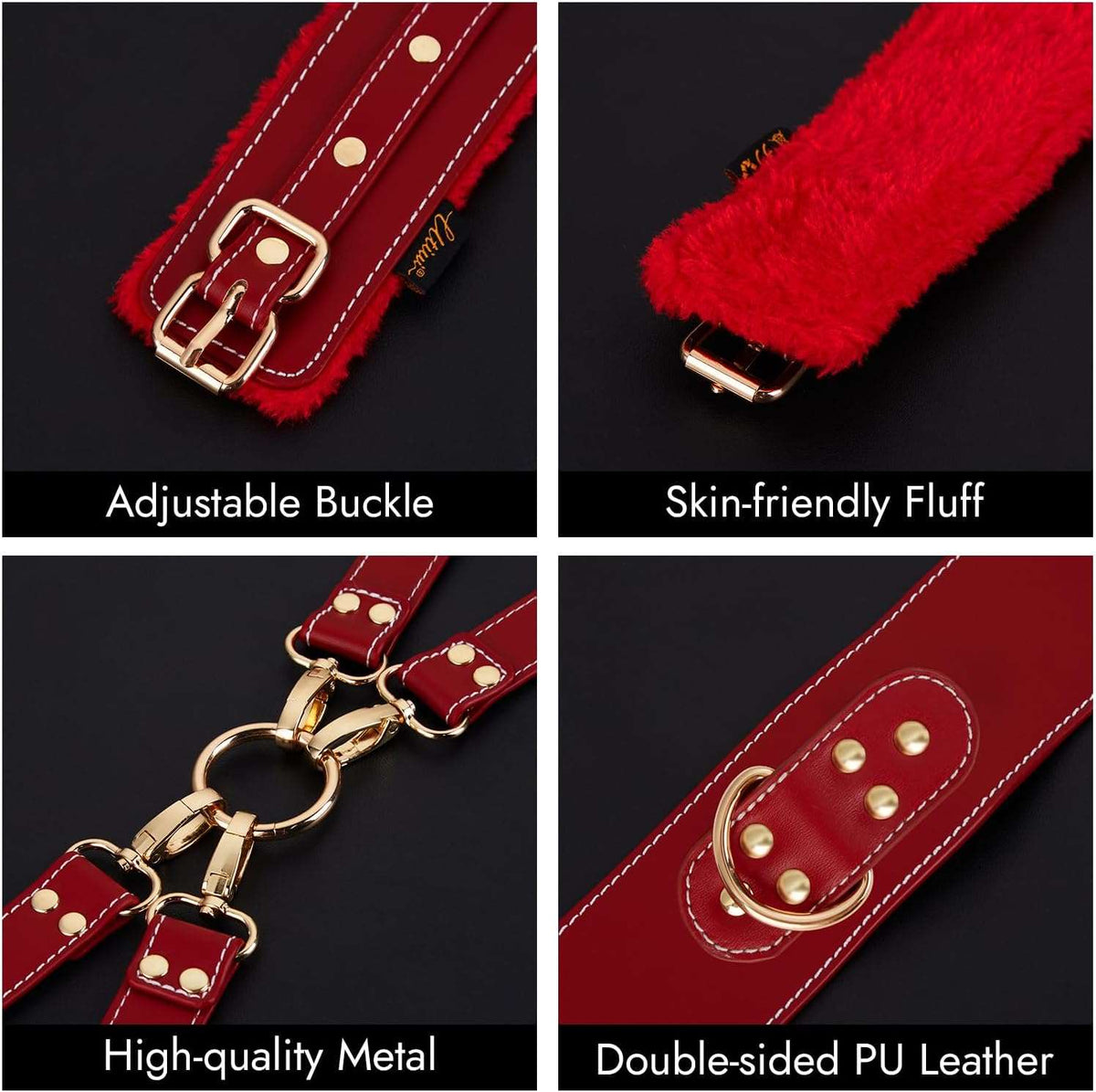 6-Piece Complete BDSM Restraint Set