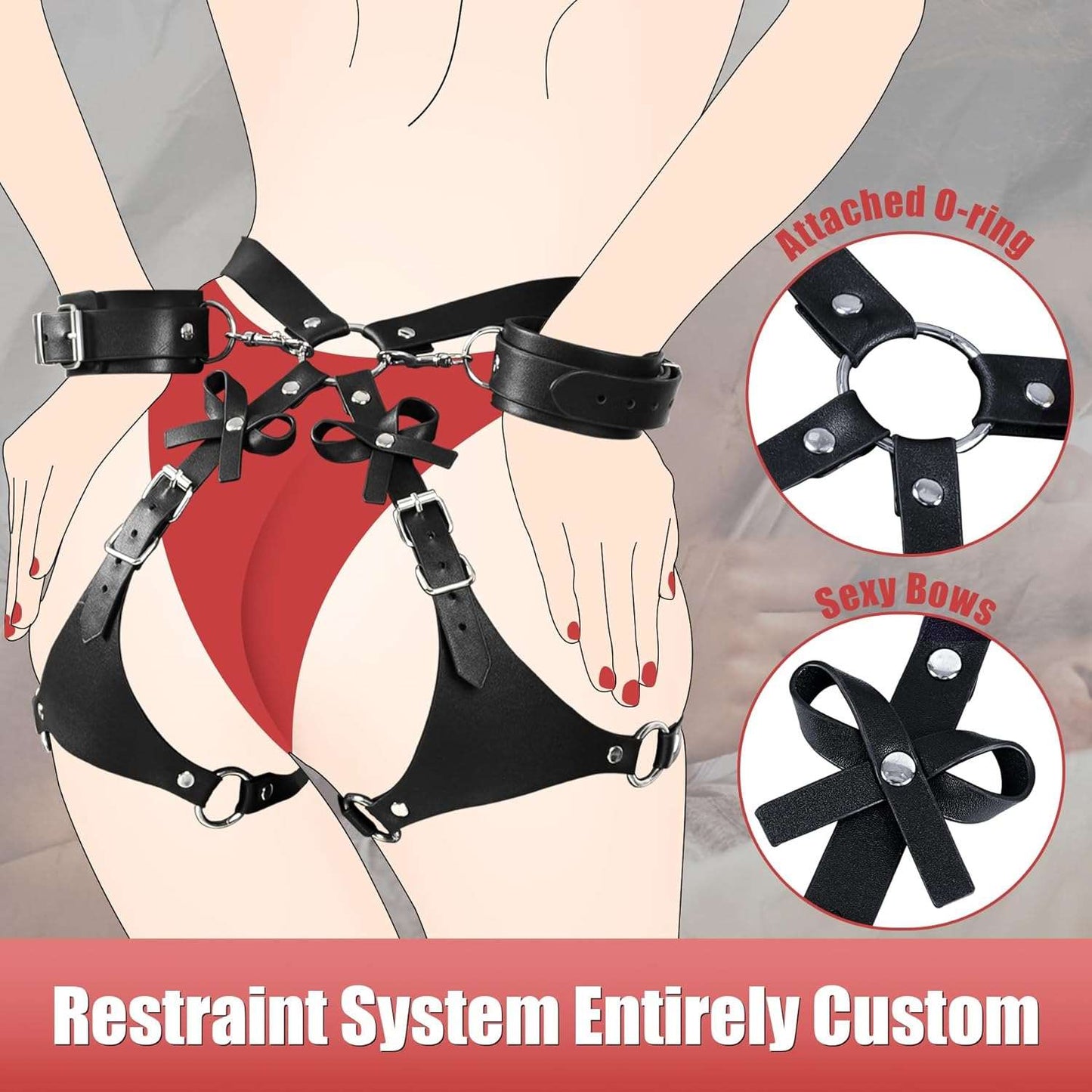 BDSM Hip & Thighs Restraints