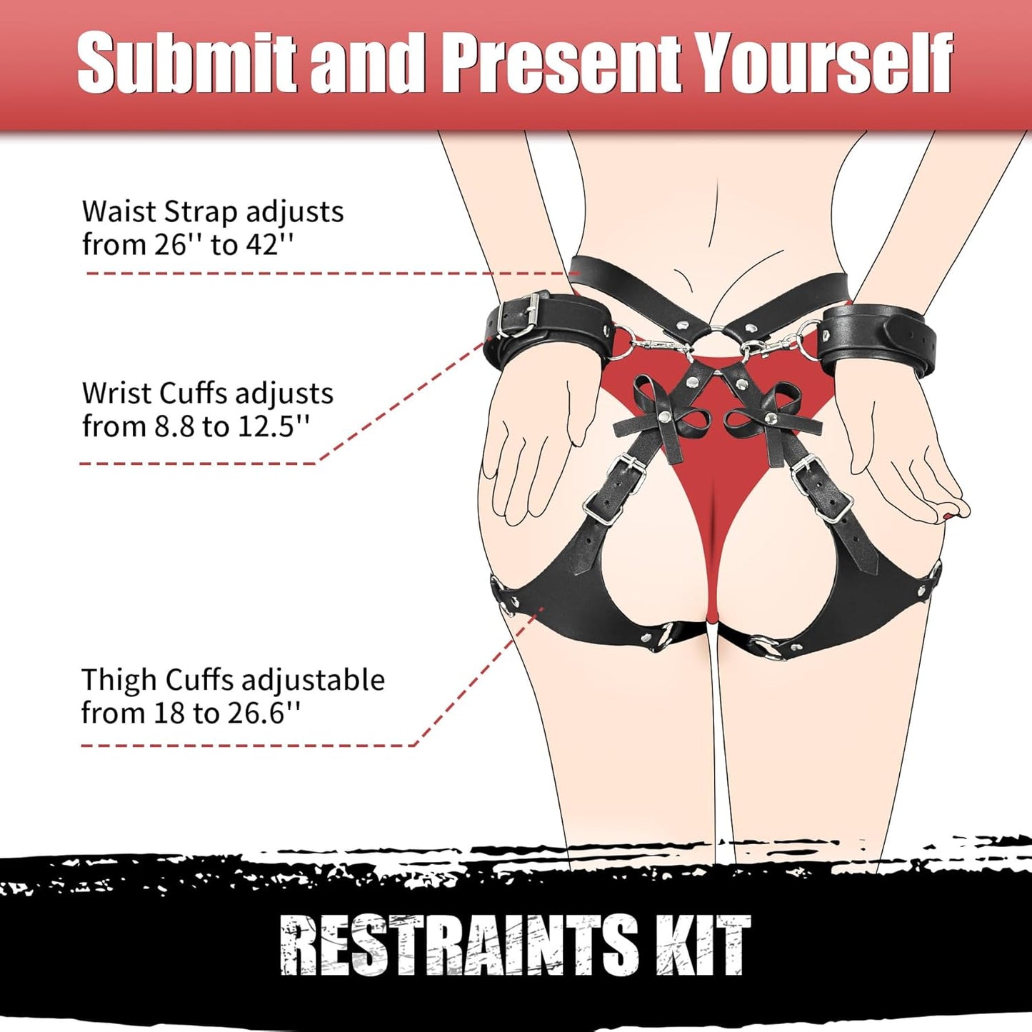 BDSM Hip & Thighs Restraints