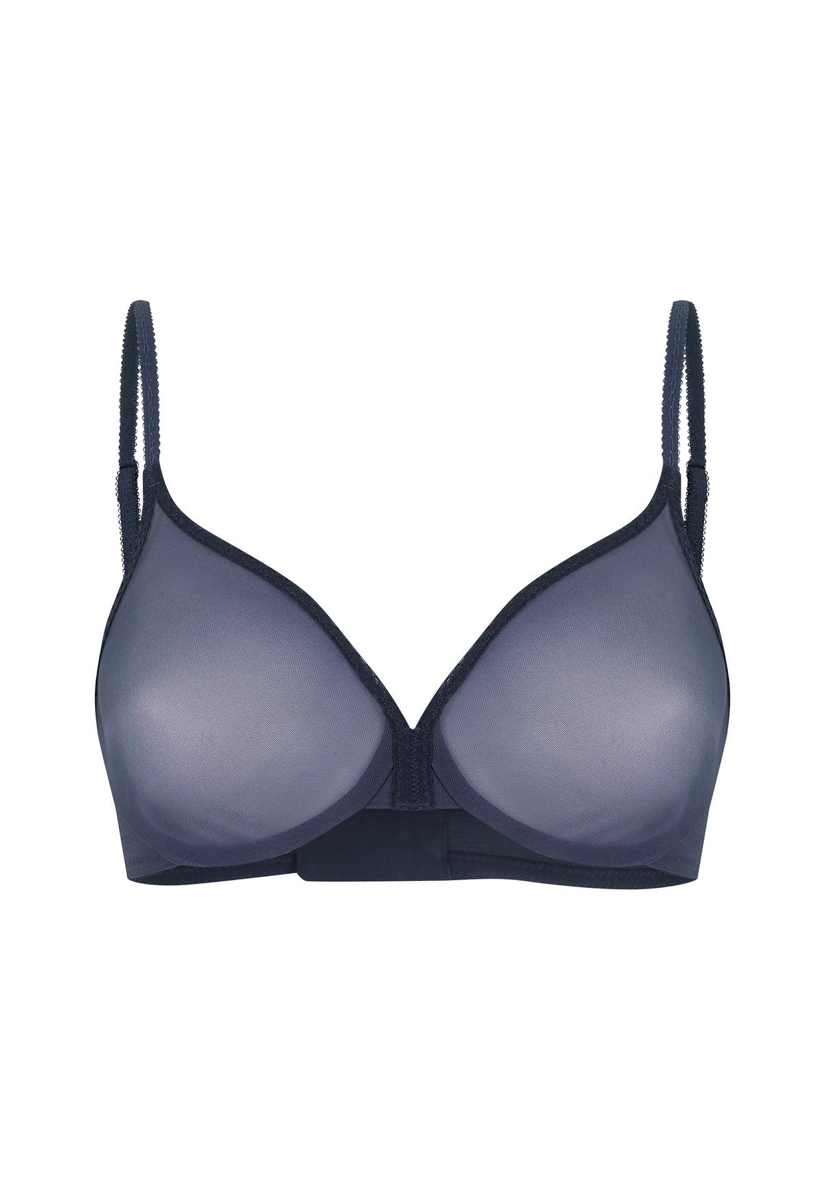 Gossard Glossies Shadow Blue Sheer Bra Ultimate Comfort