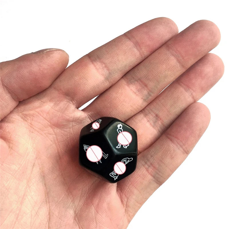 Sex Toys For Couples Women Adult Game Funny Sex Dice 6/12 Sides Romance Love Humour Gambling Erotic Crap Dice Bar Christmas Gift