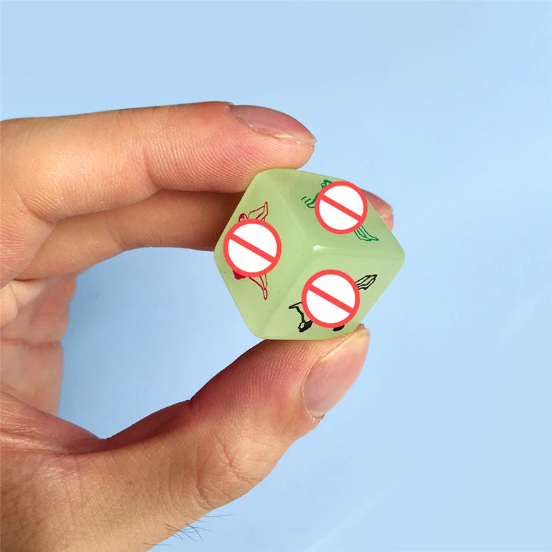 Sex Toys For Couples Women Adult Game Funny Sex Dice 6/12 Sides Romance Love Humour Gambling Erotic Crap Dice Bar Christmas Gift