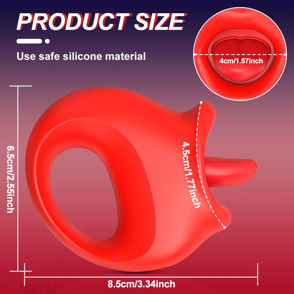 PulseRing Licking Clitoral Stimulator