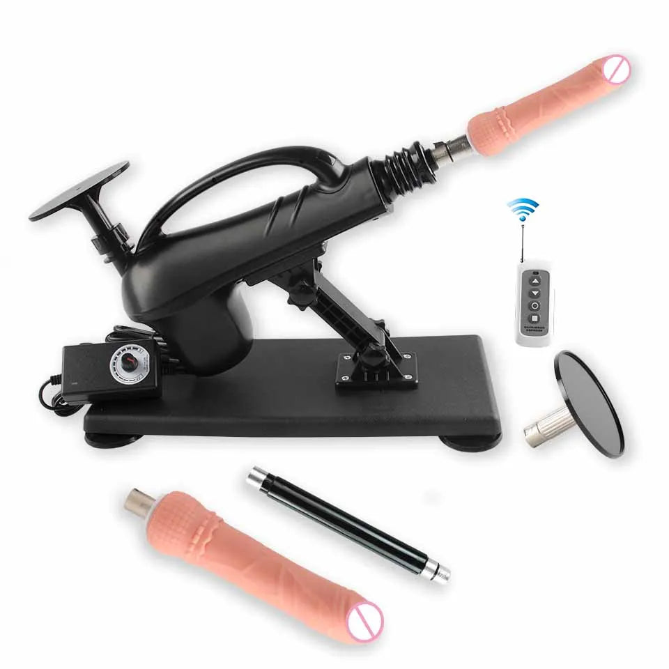 New Automatic Sex Machine Sex Toys,Thrusting Machines for Men Women,Love Machine Device Gun with 3XLR Dildo Attachments