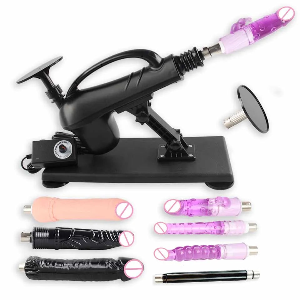 New Automatic Sex Machine Sex Toys,Thrusting Machines for Men Women,Love Machine Device Gun with 3XLR Dildo Attachments