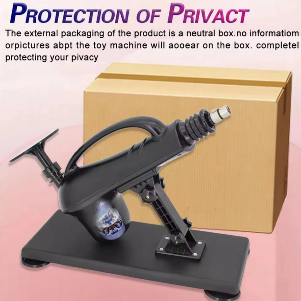 New Automatic Sex Machine Sex Toys,Thrusting Machines for Men Women,Love Machine Device Gun with 3XLR Dildo Attachments