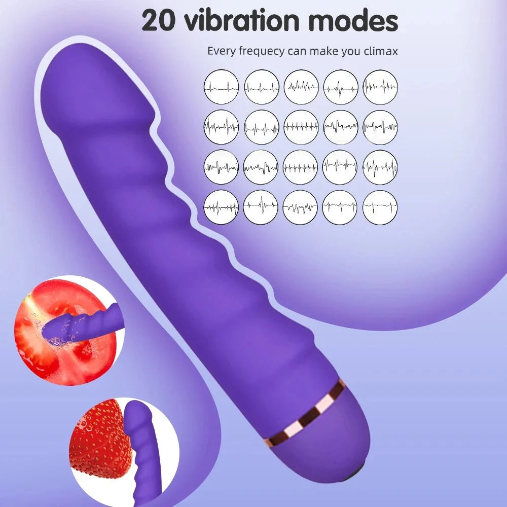 TruePulse 20X RealFeel Dildo Vibrator