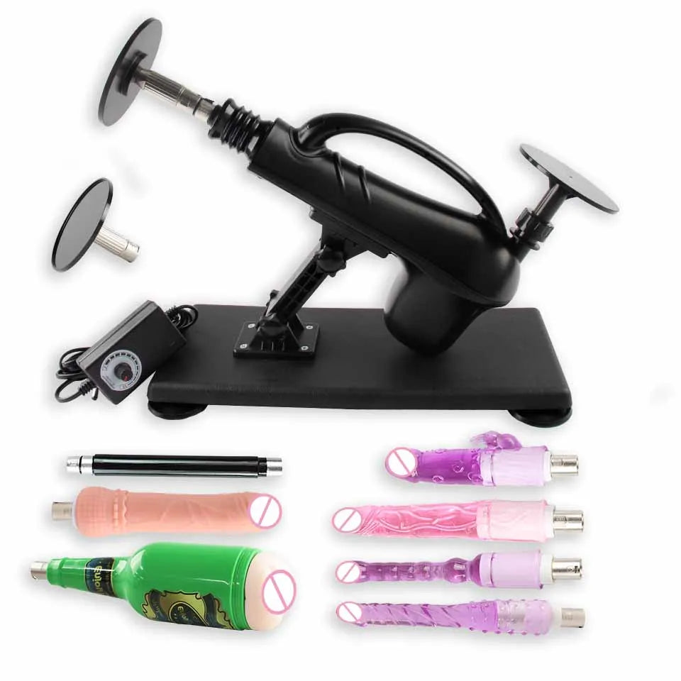 New Automatic Sex Machine Sex Toys,Thrusting Machines for Men Women,Love Machine Device Gun with 3XLR Dildo Attachments
