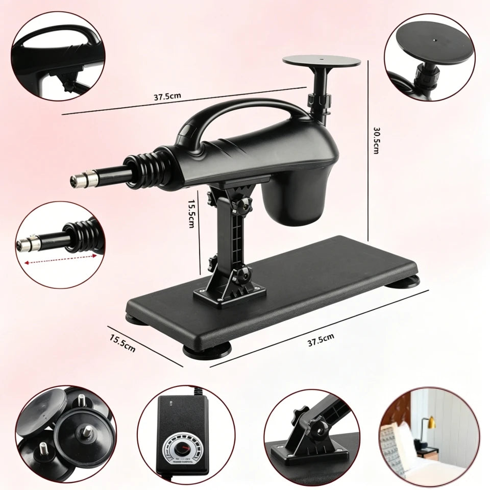 New Automatic Sex Machine Sex Toys,Thrusting Machines for Men Women,Love Machine Device Gun with 3XLR Dildo Attachments