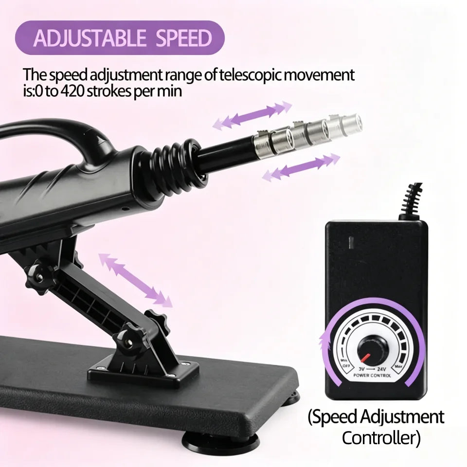 New Automatic Sex Machine Sex Toys,Thrusting Machines for Men Women,Love Machine Device Gun with 3XLR Dildo Attachments