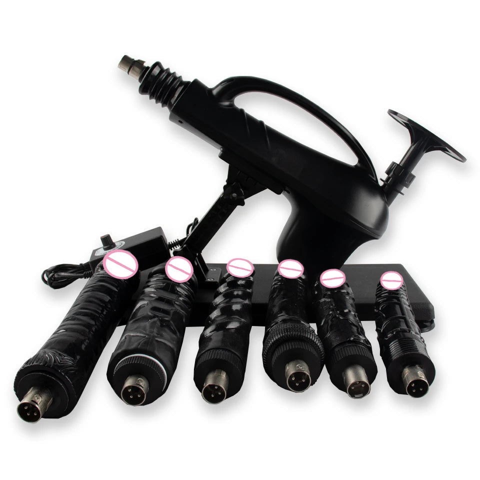 New Automatic Sex Machine Sex Toys,Thrusting Machines for Men Women,Love Machine Device Gun with 3XLR Dildo Attachments