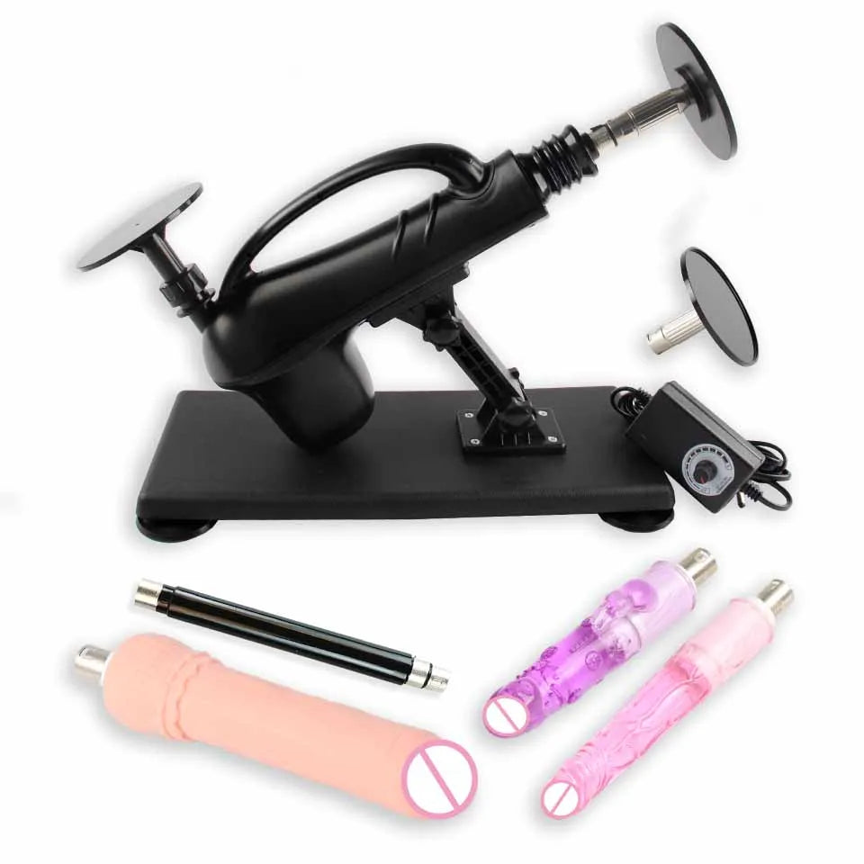 New Automatic Sex Machine Sex Toys,Thrusting Machines for Men Women,Love Machine Device Gun with 3XLR Dildo Attachments