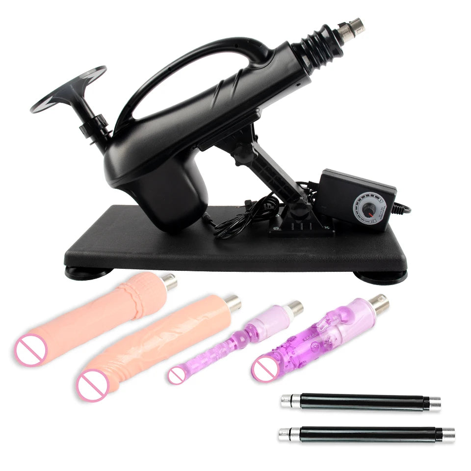 New Automatic Sex Machine Sex Toys,Thrusting Machines for Men Women,Love Machine Device Gun with 3XLR Dildo Attachments