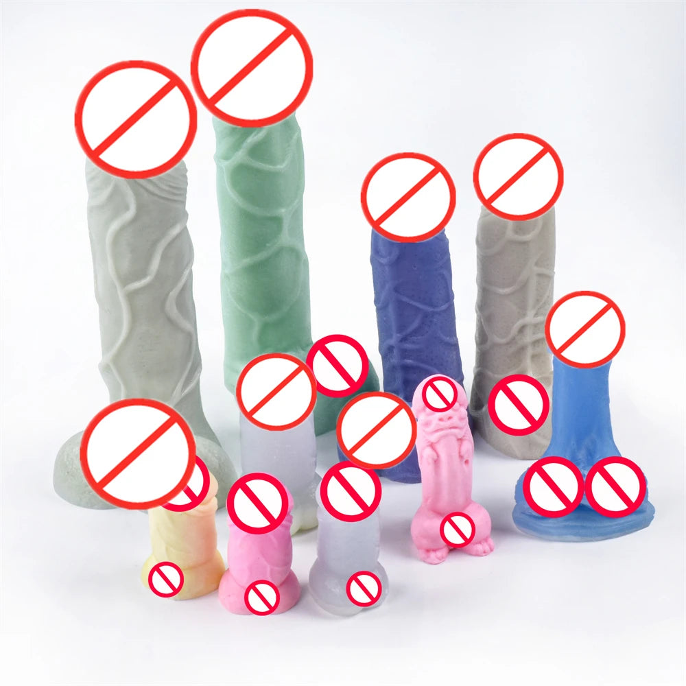 Handmade Lifelike DIY Prank Gift Male Body Organ 3D Stereo Bead Shape Men Dick Soap Plaster Decor Tool Silicon Penis Candle Mold
