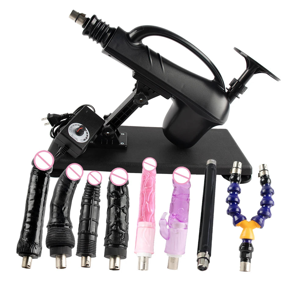 New Automatic Sex Machine Sex Toys,Thrusting Machines for Men Women,Love Machine Device Gun with 3XLR Dildo Attachments