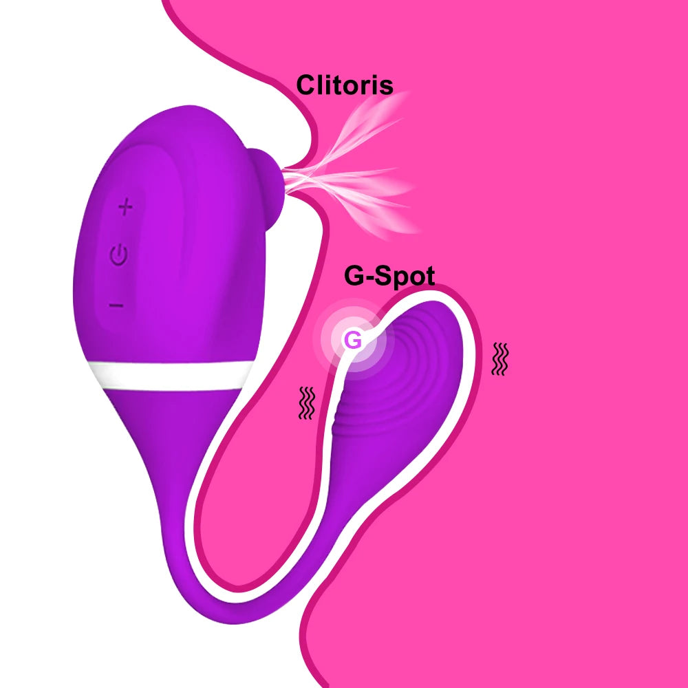 Sex Toys Toys Vibrator Vagina Clitoris Sucker Stimulator Vibration Masturbation Tools Women Tongue Licking Sex Toys Vibrator