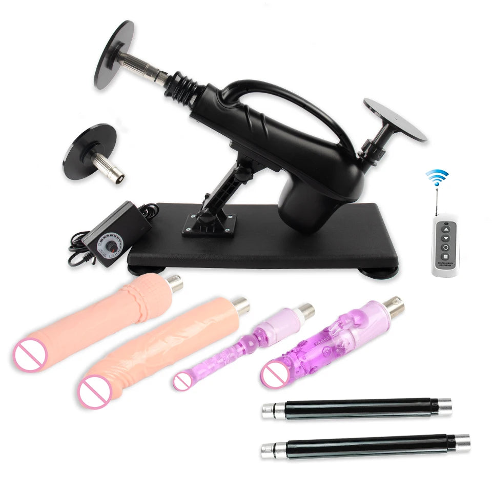 New Automatic Sex Machine Sex Toys,Thrusting Machines for Men Women,Love Machine Device Gun with 3XLR Dildo Attachments